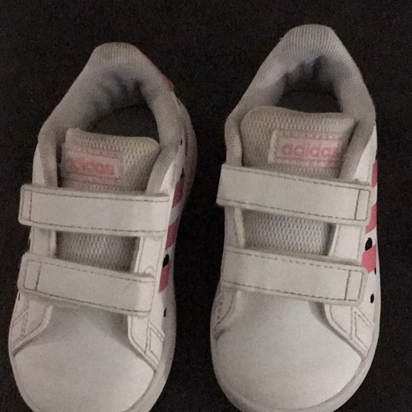 ADIDAS DISNEY MINNIE MOUSE TODDLER SIZE 6K Ethylene Vinyl Acetate SOLE UPPER - Picture 3 of 8